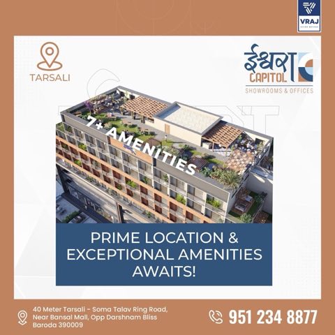 Ishwara Capitol ( Showroom - Shops & Offices in tarsali , vadodara ) project photo 2 in Tarsali, Vadodara