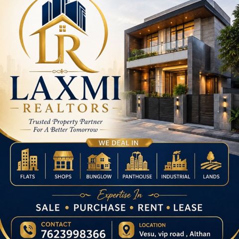 Laxmi Realtors project photo 1 in Vesu, Surat